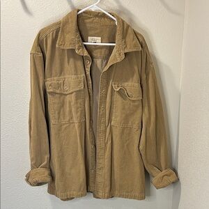 American Eagle Outfitters Men's Brown Shirt Jacket